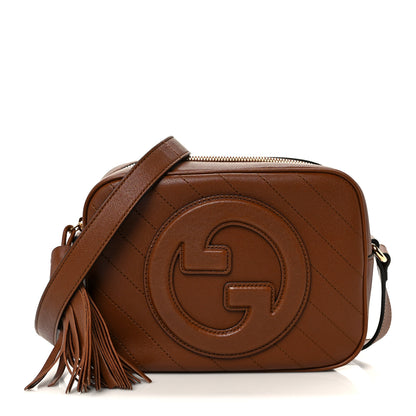 Gucci Sakai Be Green Calfskin Diagonal Stitched Small Blondie Shoulder Bag Cuir 1 of 12