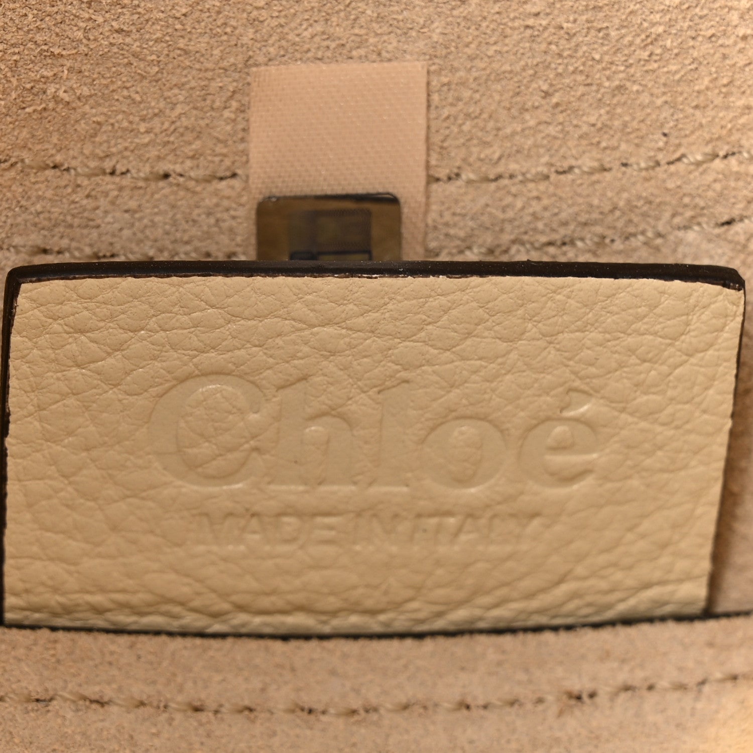 Chloe Grained Calfskin Banana Crossbody Bag Vegetal Beige 6 of 10