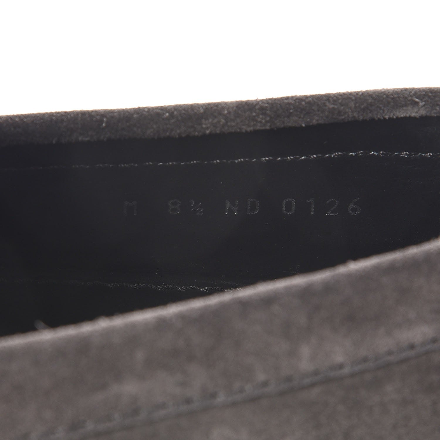 Louis Vuitton Men's Suede Hockenheim Loafers 8.5 Grey 8 of 12