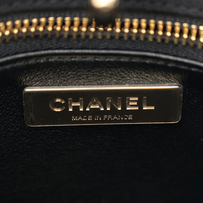 Chanel Patent Calfskin Quilted Mini 31 Shopping Bag Yellow Black 6 of 11