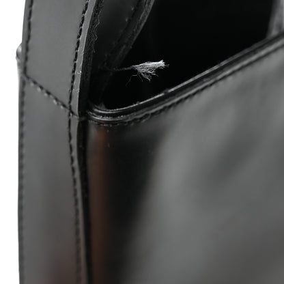 Hermes Glossed Calfskin Funk Ankle Boots 39.5 Black 9 of 9