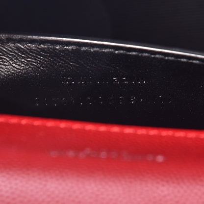Saint Laurent Grain De Poudre Medium Monogram Kate Satchel Red 10 of 10