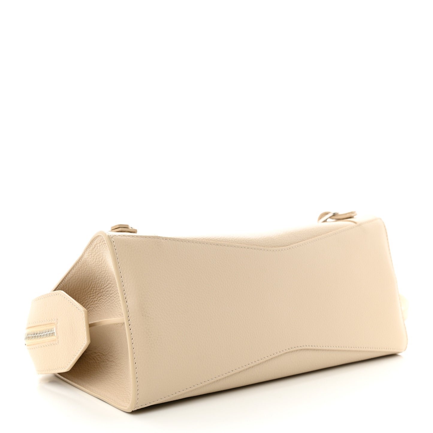 Grained Calfskin Neo Classic Silver Hardware S City Cream