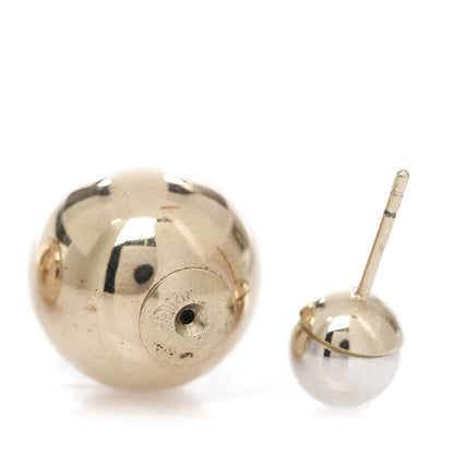 Christian Dior Mise En Dior Tribal Earrings Silver Gold 4 of 4