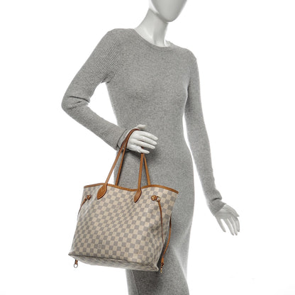 Louis Vuitton Damier Azur Neverfull MM 2 of 8