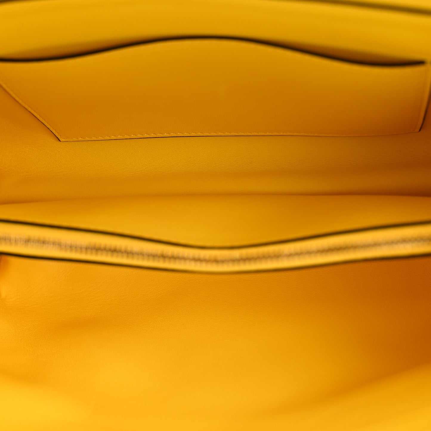 Nappa Stud Sign Shoulder Bag Bright Lemon