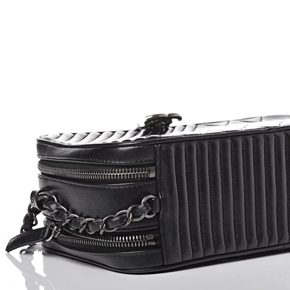 Chanel Lambskin Large Coco Boy Camera Case Black 9 of 10