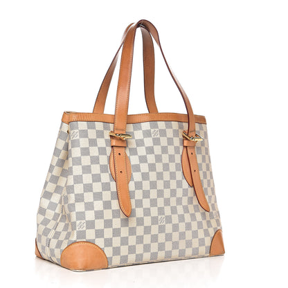 Louis Vuitton Damier Azur Hampstead MM 2 of 10