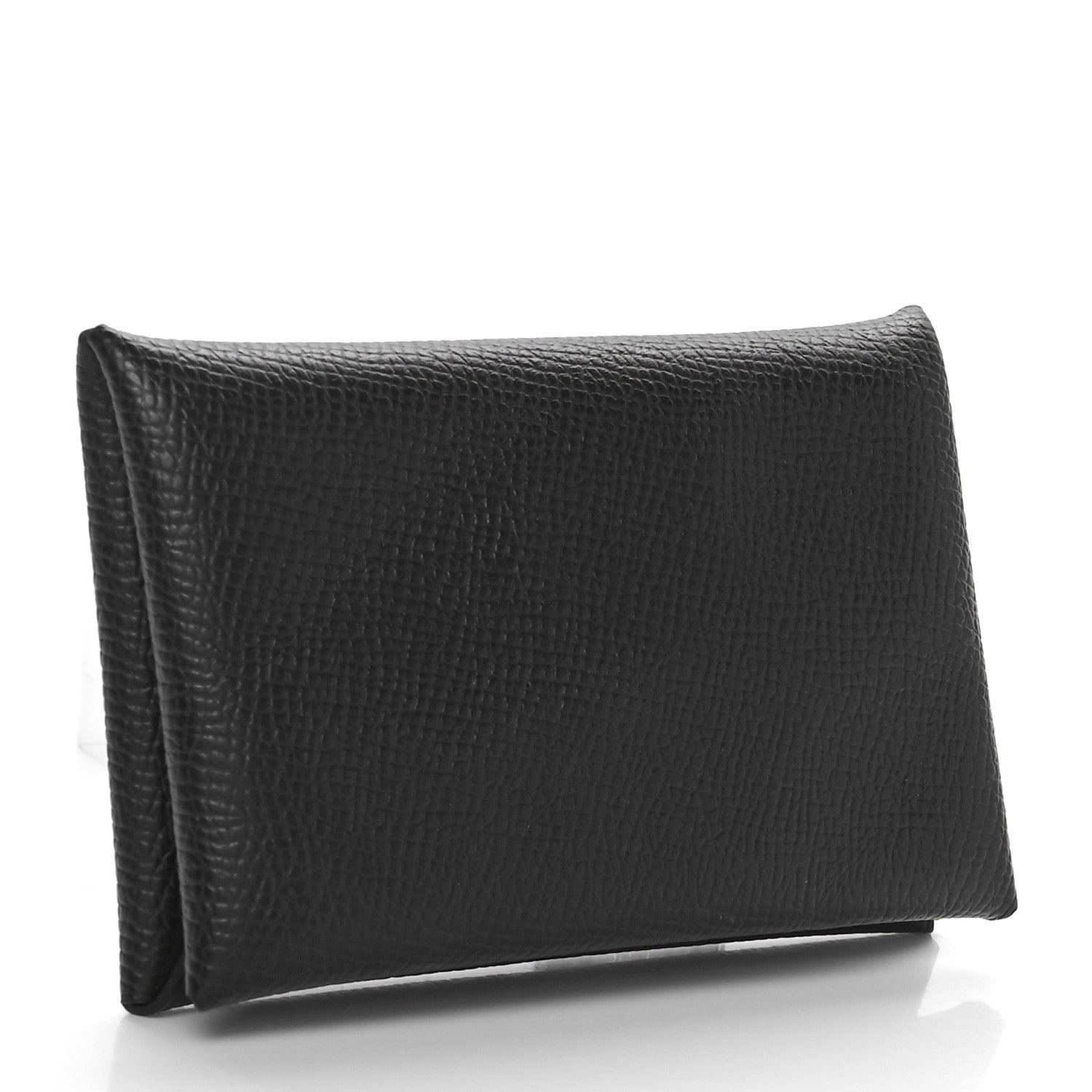 Hermes Epsom Calvi Card Case Black 3 of 9