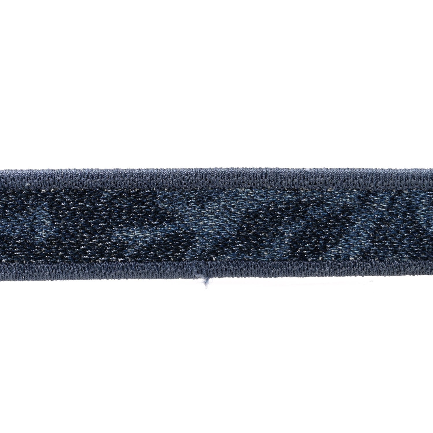 Christian Dior Denim Flowers Embroidered Saddle Bag Blue 11 of 13