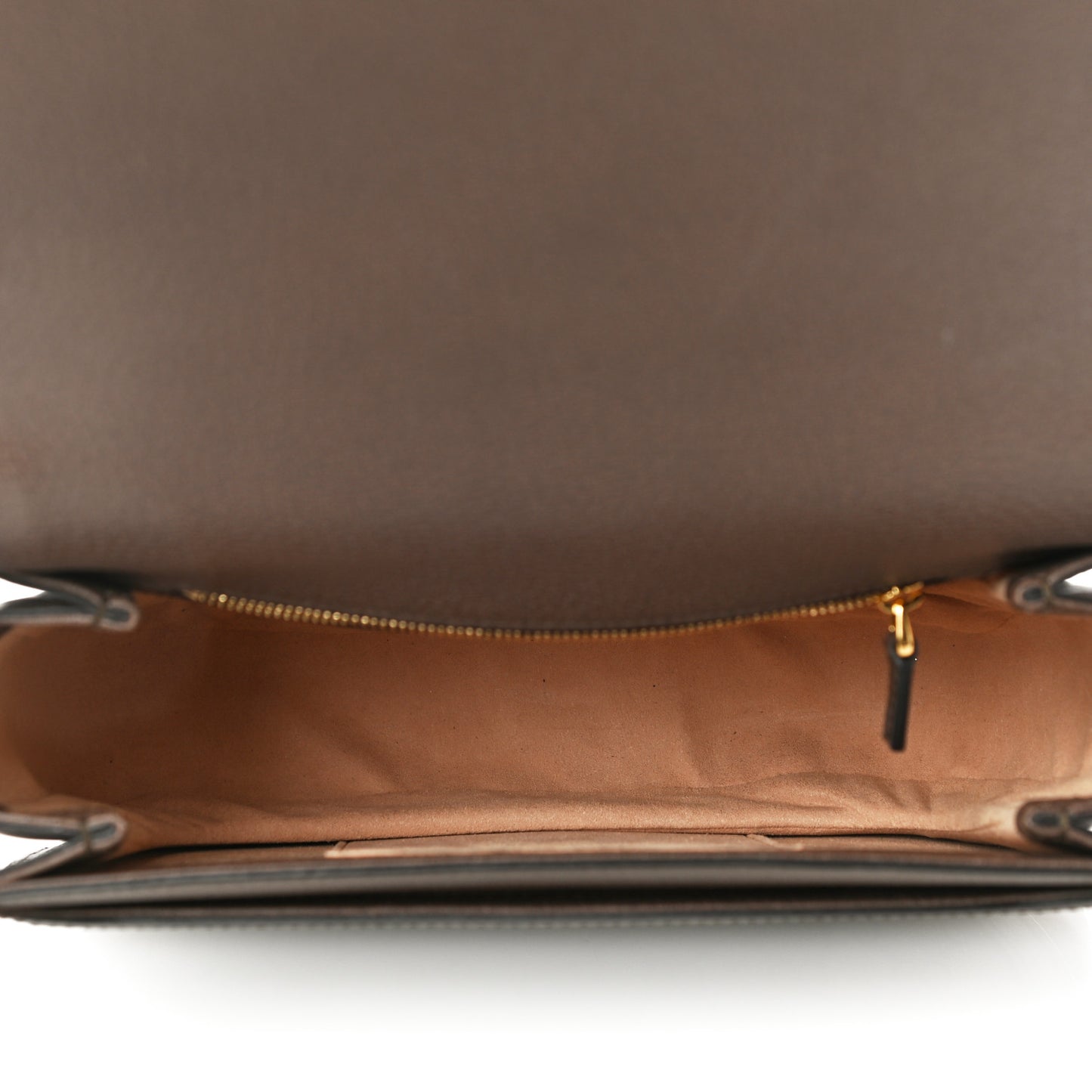 GG Supreme Monogram Web Small Ophidia Flap Messenger Bag Brown