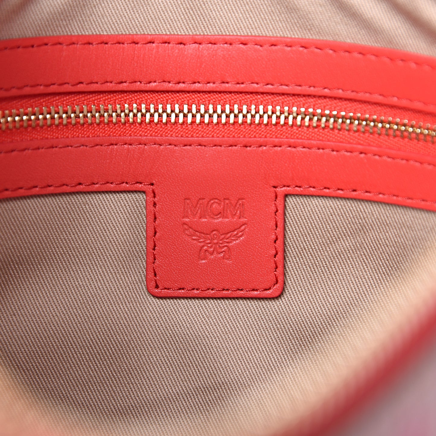 Skyoptic Visetos Mini Crossbody Pouch Spectrum Diamond Cognac Red