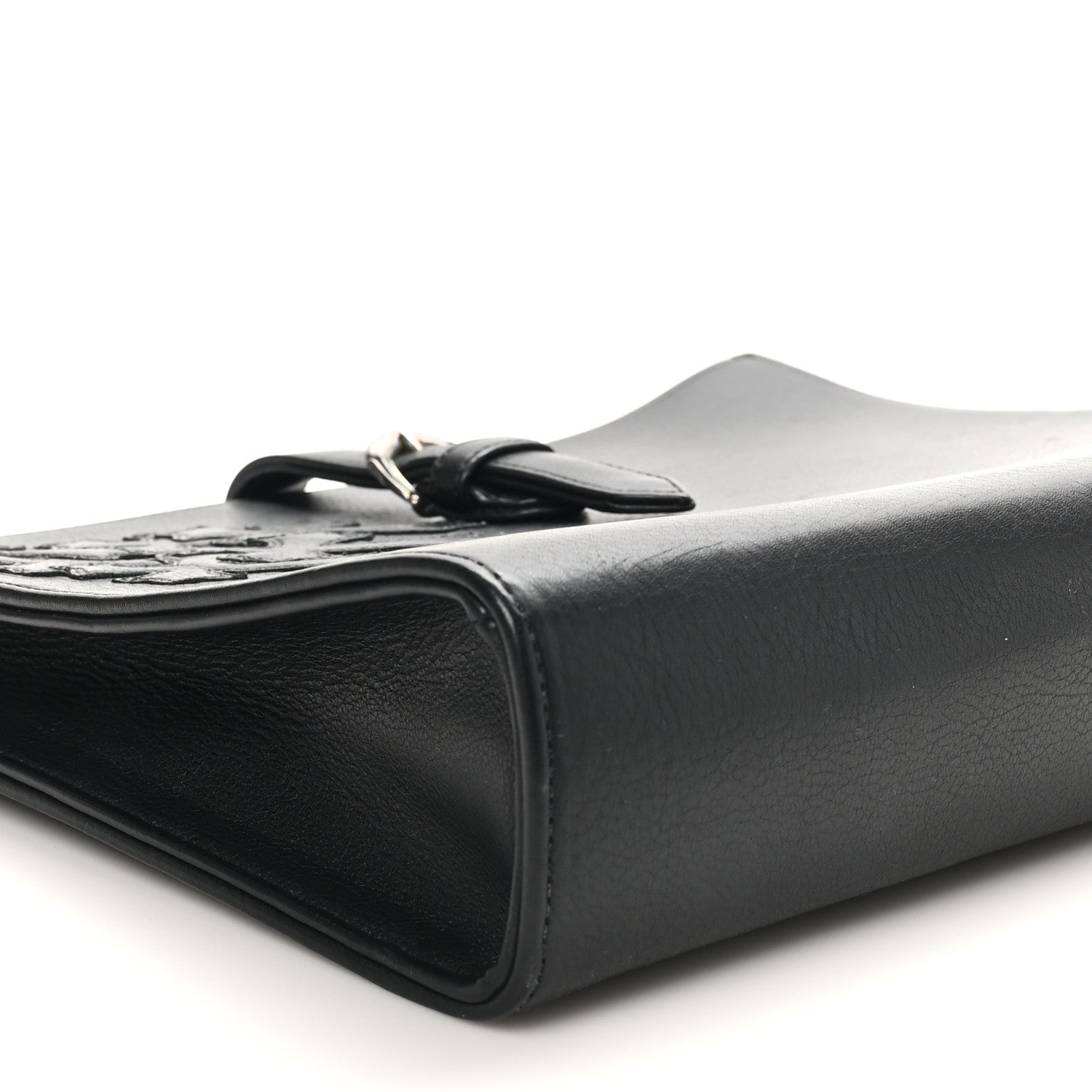 Chrome Hearts Grained Calfskin Cross Clutch Black 7 of 8