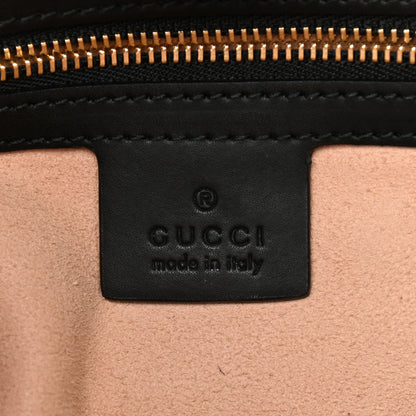 Gucci Soft GG Supreme Monogram Bees Small Crossbody Tote Beige Oro Black 6 of 14