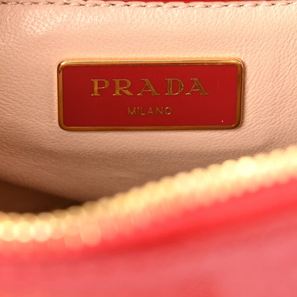 Prada Saffiano Vernice Medium Promenade Tote Rosso 6 of 9