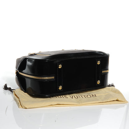 Louis Vuitton Suede Stamped Bowling GM Grey 4 of 7