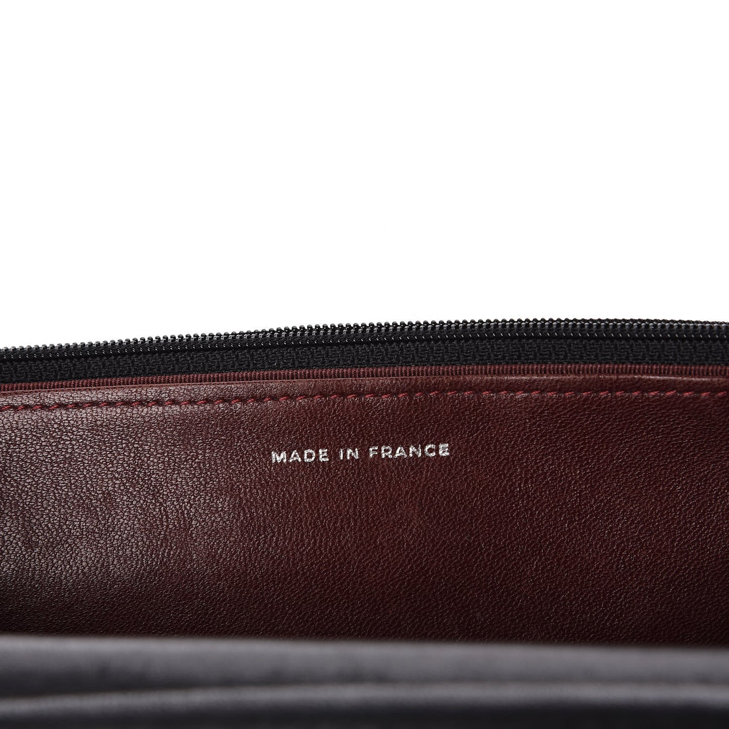 Lambskin Quilted Wallet On Chain WOC Black