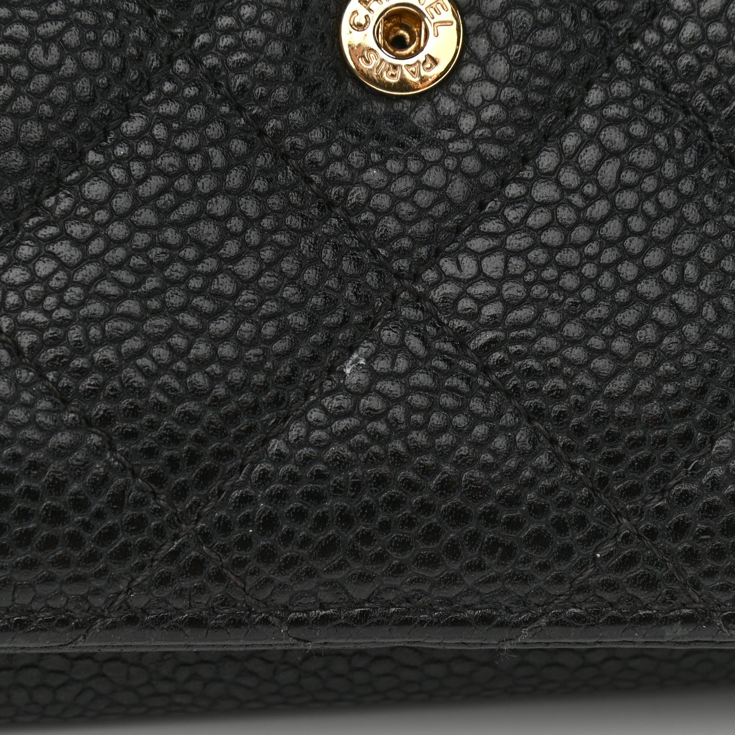 Chanel Caviar Quilted Wallet On Chain WOC Black 11 of 12