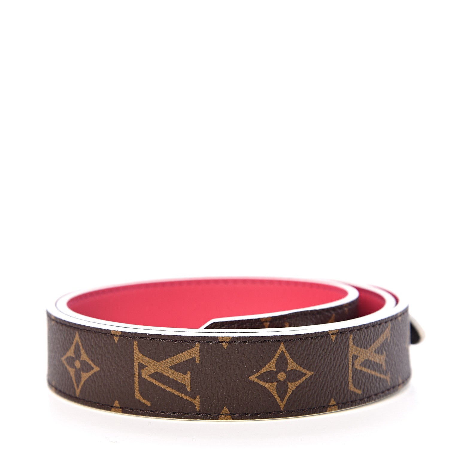 Louis Vuitton Monogram Bandouliere Shoulder Strap XL Hot Pink 2 of 4