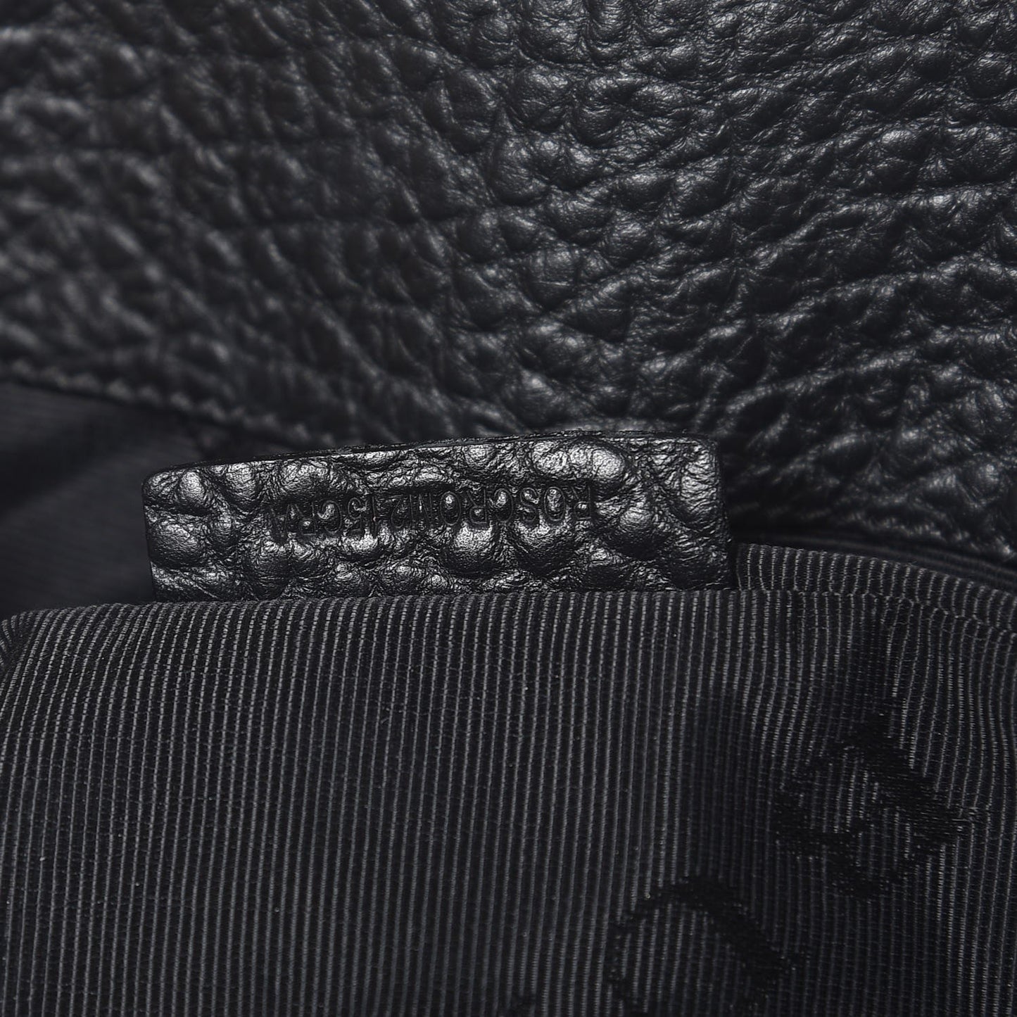 Heritage Grain Check Embossed Medium Dewsbury Tote Black