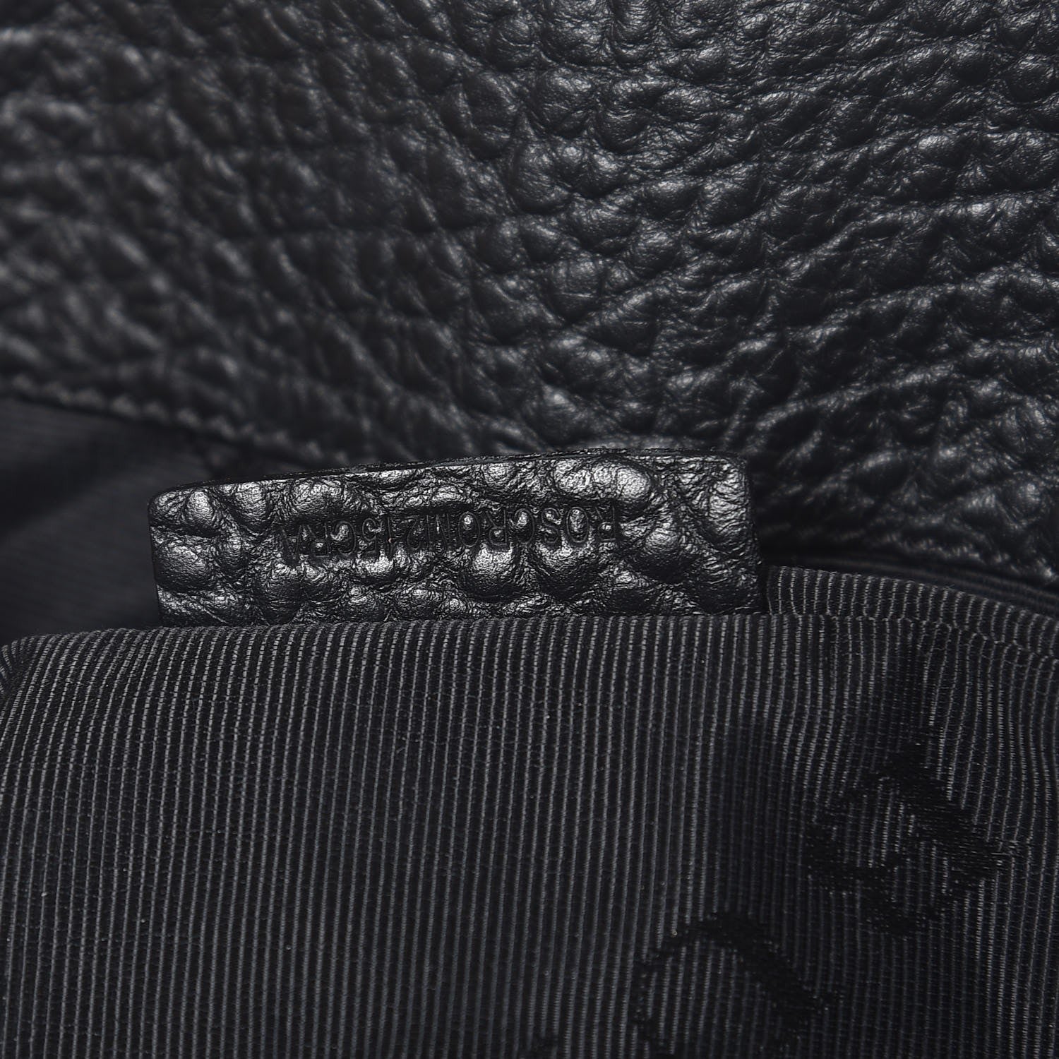 Burberry Heritage Grain Check Embossed Medium Dewsbury Tote Black 8 of 8