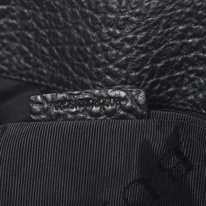 Burberry Heritage Grain Check Embossed Medium Dewsbury Tote Black 8 of 8