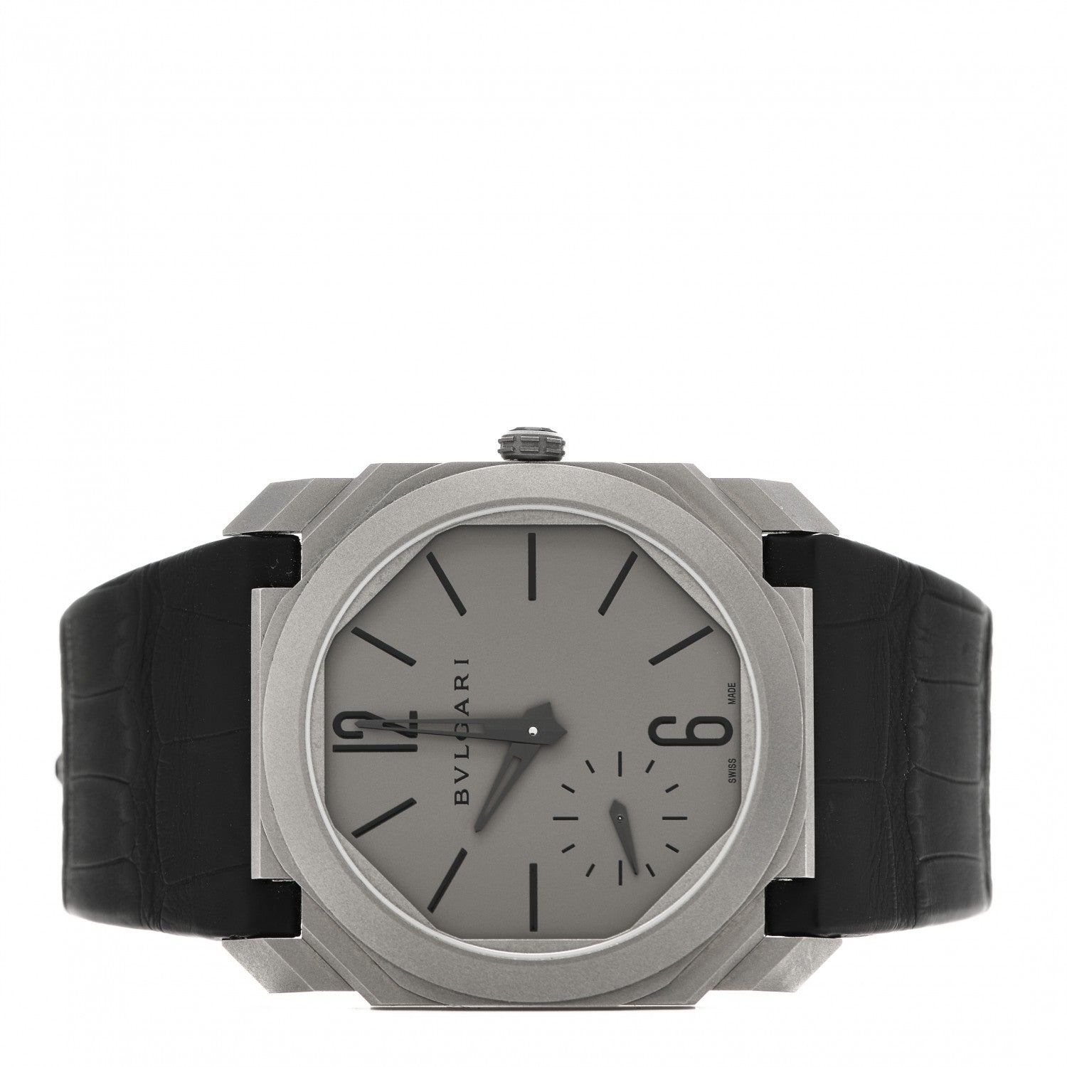 Bulgari Titanium Alligator 40mm Octo Finissimo Automatic Watch 2 of 4