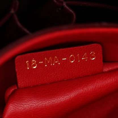 Christian Dior Lambskin Cannage Medium Miss Dior Flap Red 8 of 12