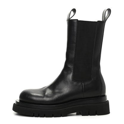 Bottega Veneta Calfskin The Lug Chelsea 55mm Boots 39 Black 1 of 7