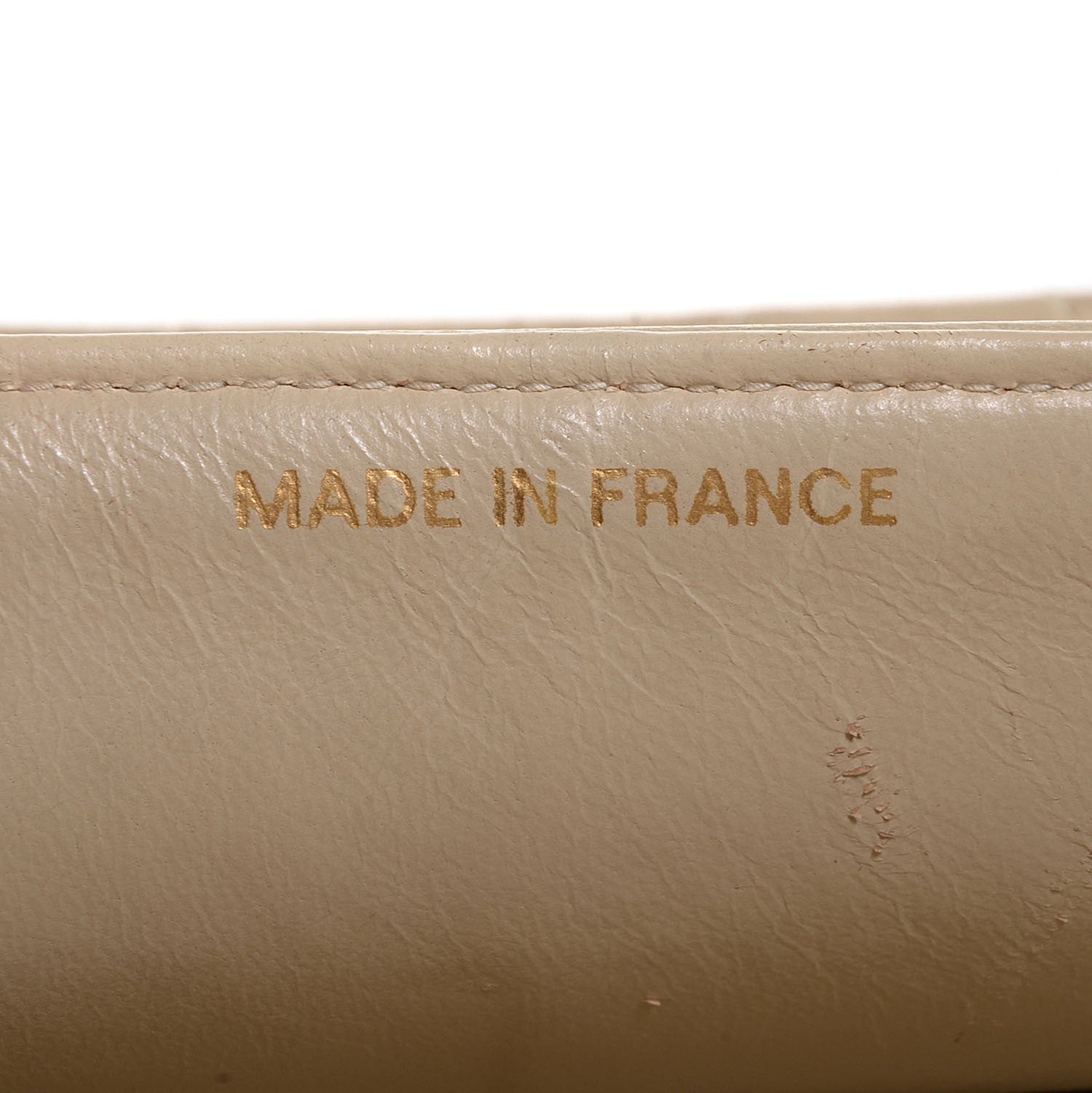 Chanel Lambskin Medium Double Flap Light Beige 8 of 9