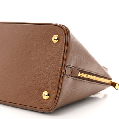 Prada Saffiano Lux Medium Promenade Tote Cacao 11 of 12