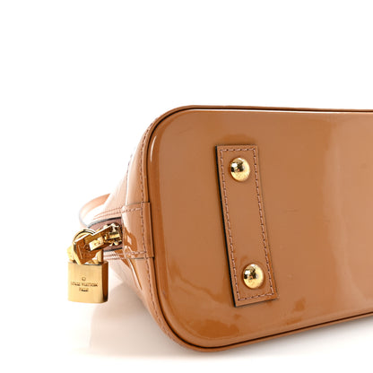Louis Vuitton Vernis Alma BB Rose Velours 8 of 9