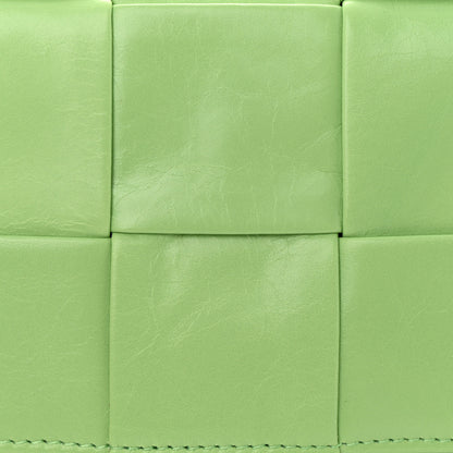 Bottega Veneta Paper Calfskin Maxi Intreccio Extra Mini Cassette Crossbody Bag Pistachio 8 of 10
