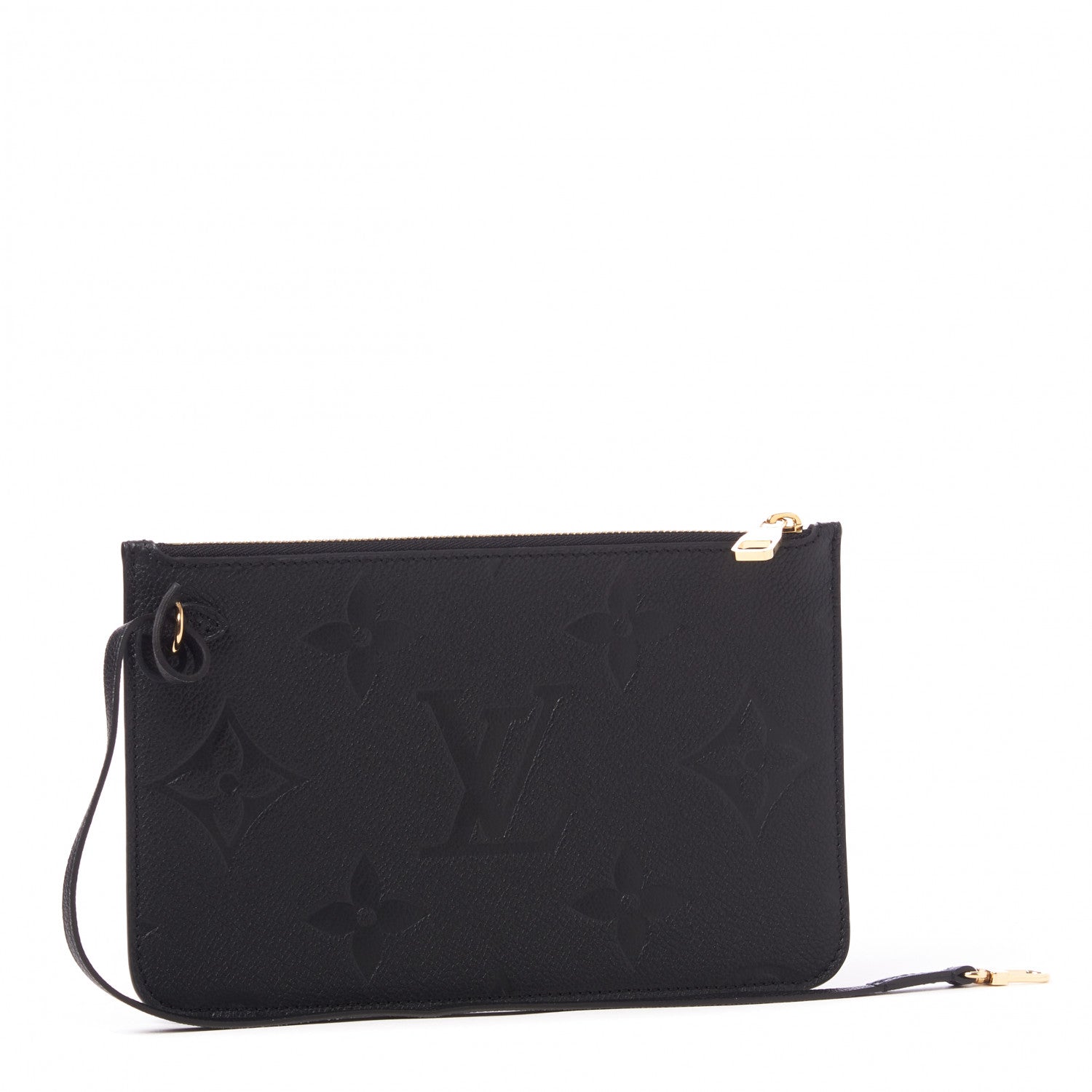 Louis Vuitton Empreinte Monogram Giant Neverfull MM Pochette Black 2 of 8