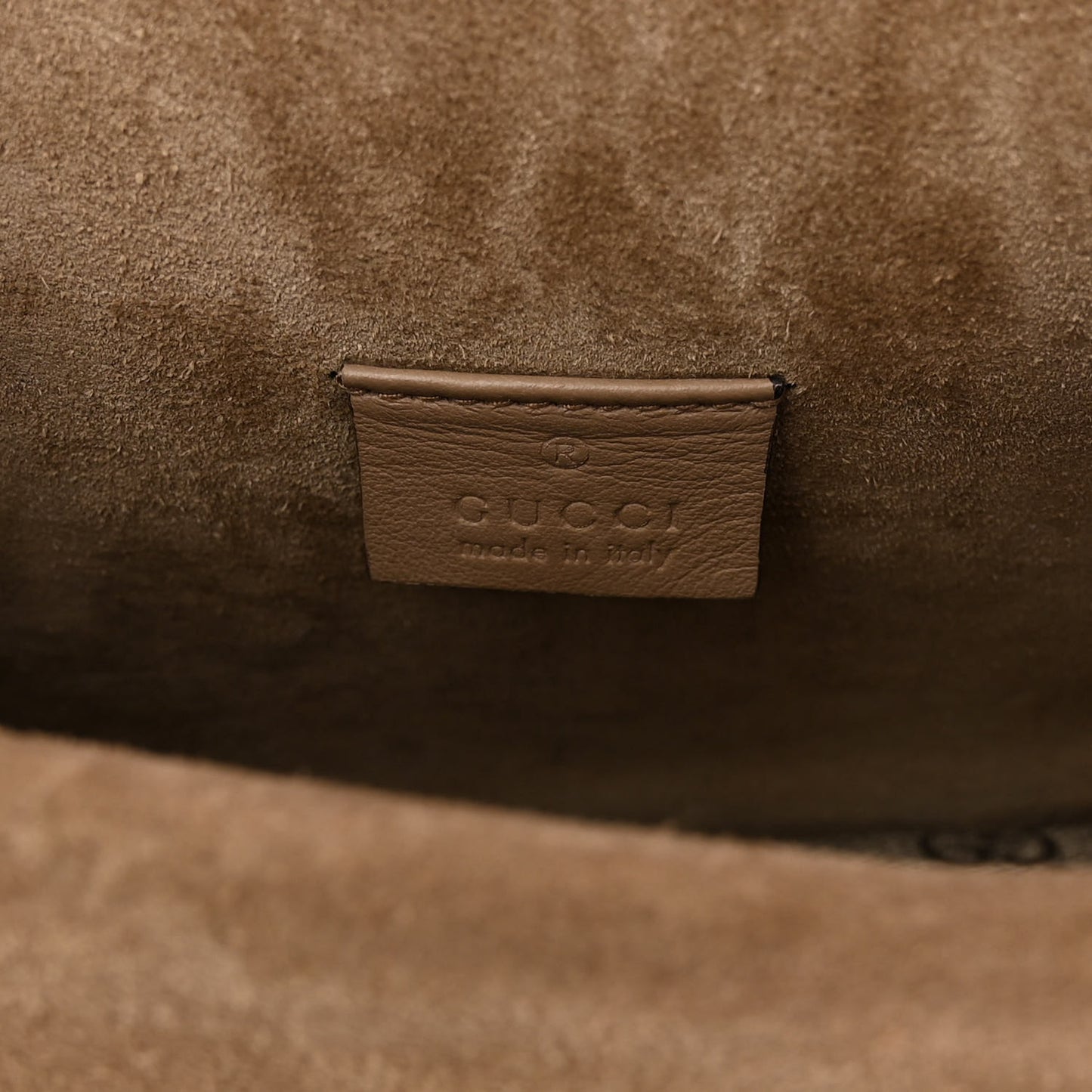 GG Supreme Monogram Mini Dionysus Shoulder Bag Taupe