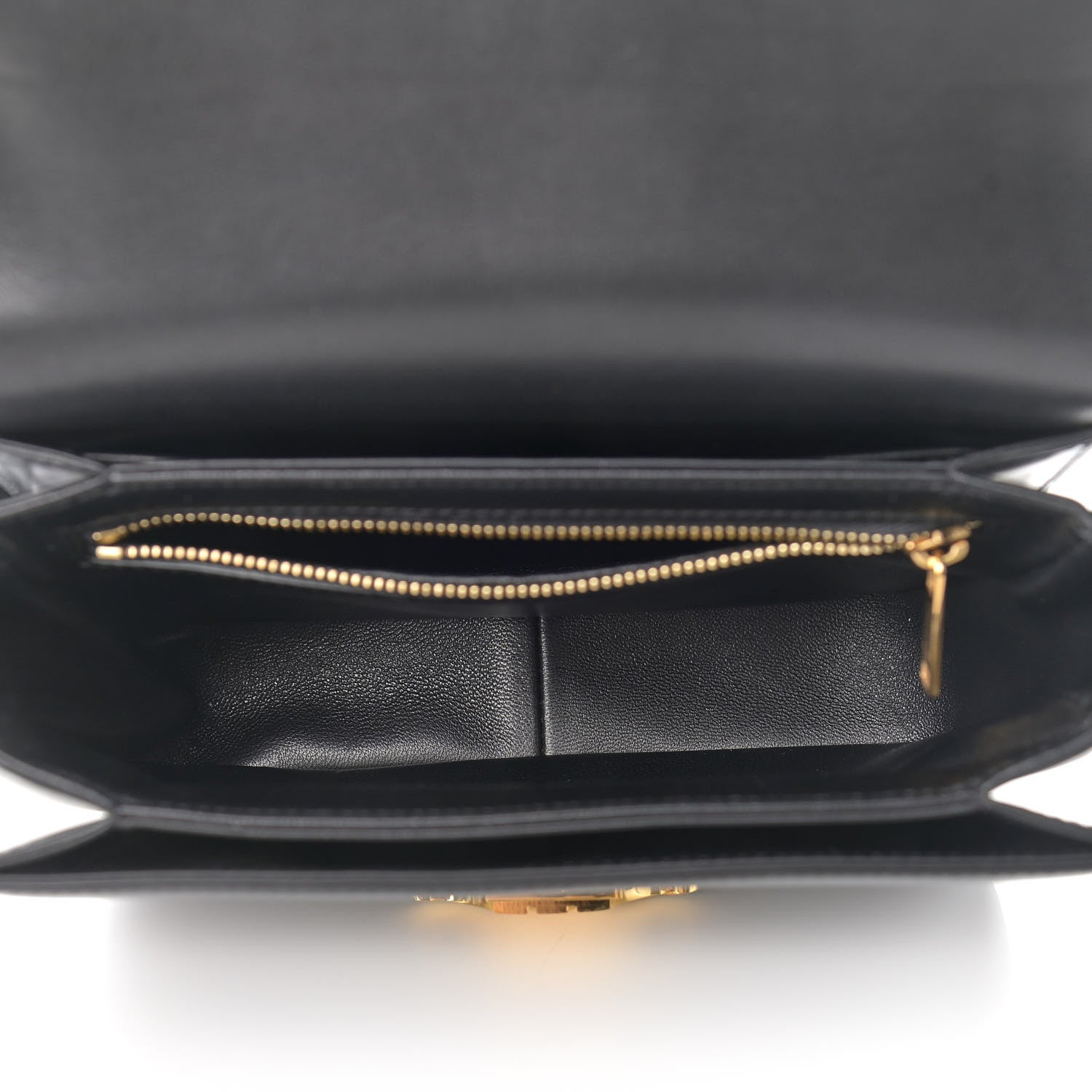 Celine Shiny Calfskin Teen Triomphe Black 5 of 11