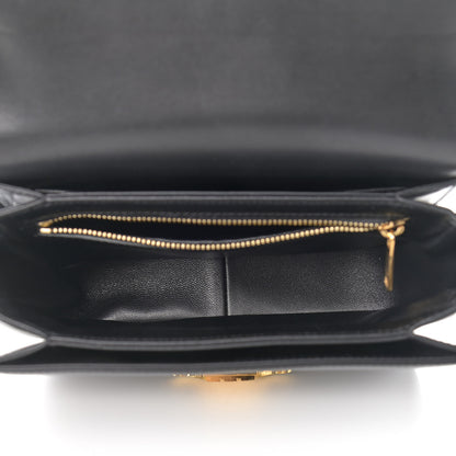 Celine Shiny Calfskin Teen Triomphe Black 5 of 11