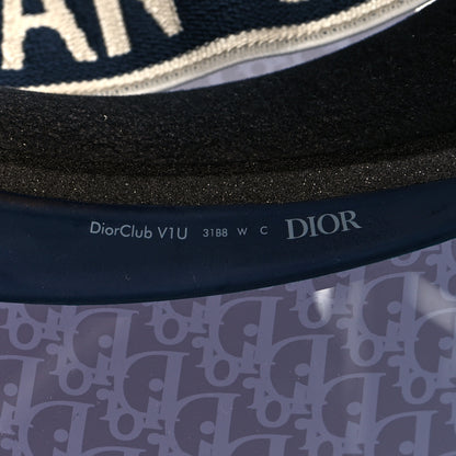 Christian Dior Oblique DiorClub V1U Sun Visor Blue 6 of 7