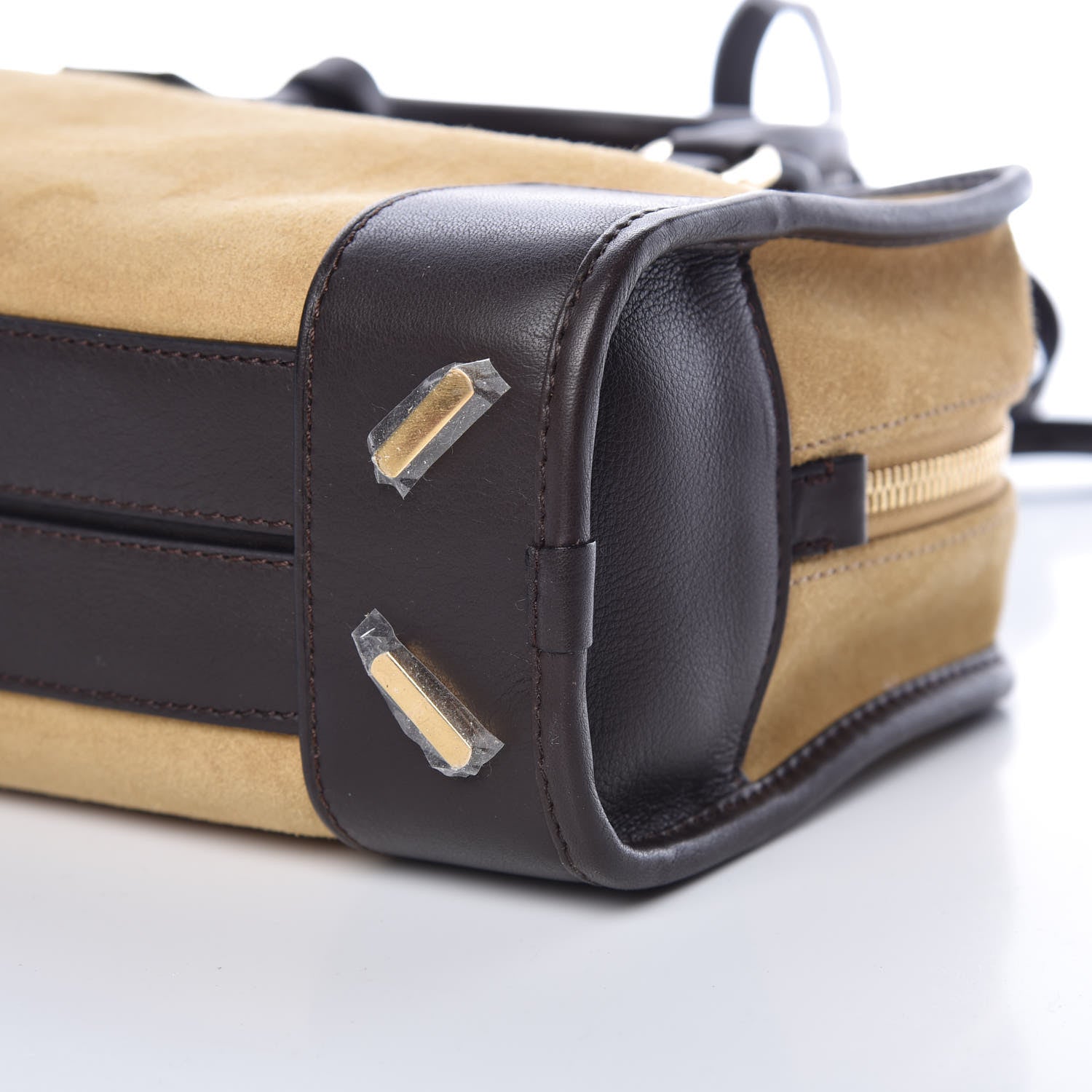 Loewe Suede Calfskin Amazona 23 Gold Brown 5 of 8