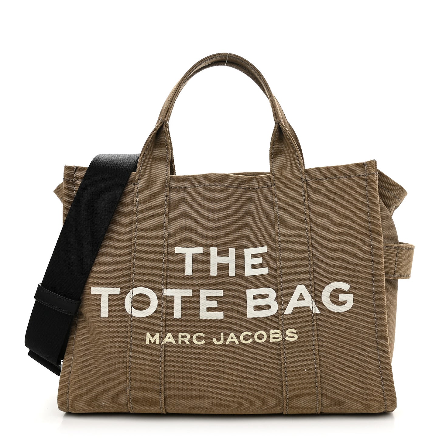 Cotton Canvas Medium The Traveler Tote Bag Slate Green