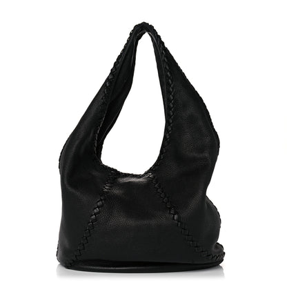 Bottega Veneta Cervo Deerskin Large Hobo Black 1 of 19