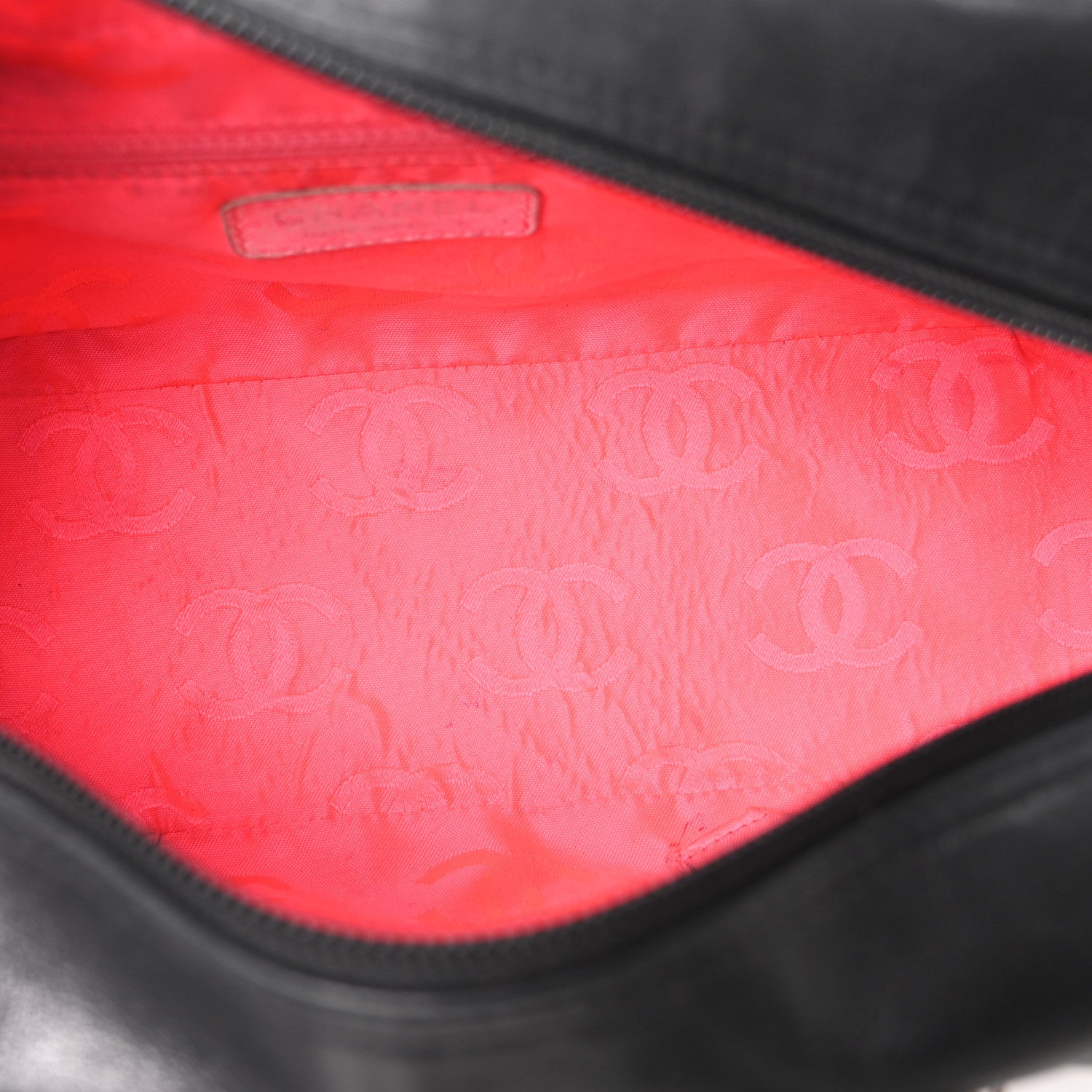 Chanel Calfskin Quilted Large Cambon Bowler Black 5 of 10