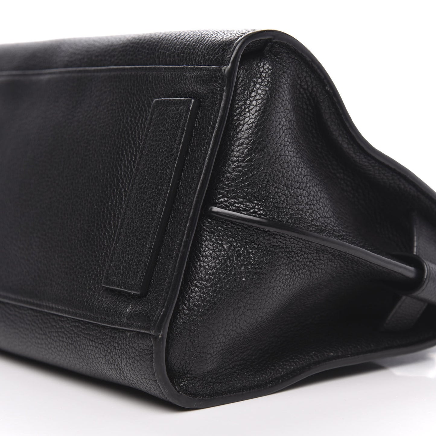 Grained Calfskin Baby Supple Sac De Jour Black
