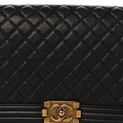 Chanel Caviar Quilted New Medium Boy Flap Black 8 of 10