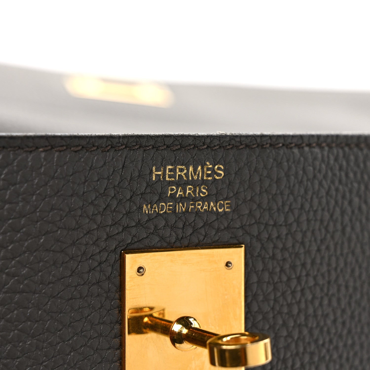 Hermes Togo Kelly Retourne 32 Etain 6 of 10
