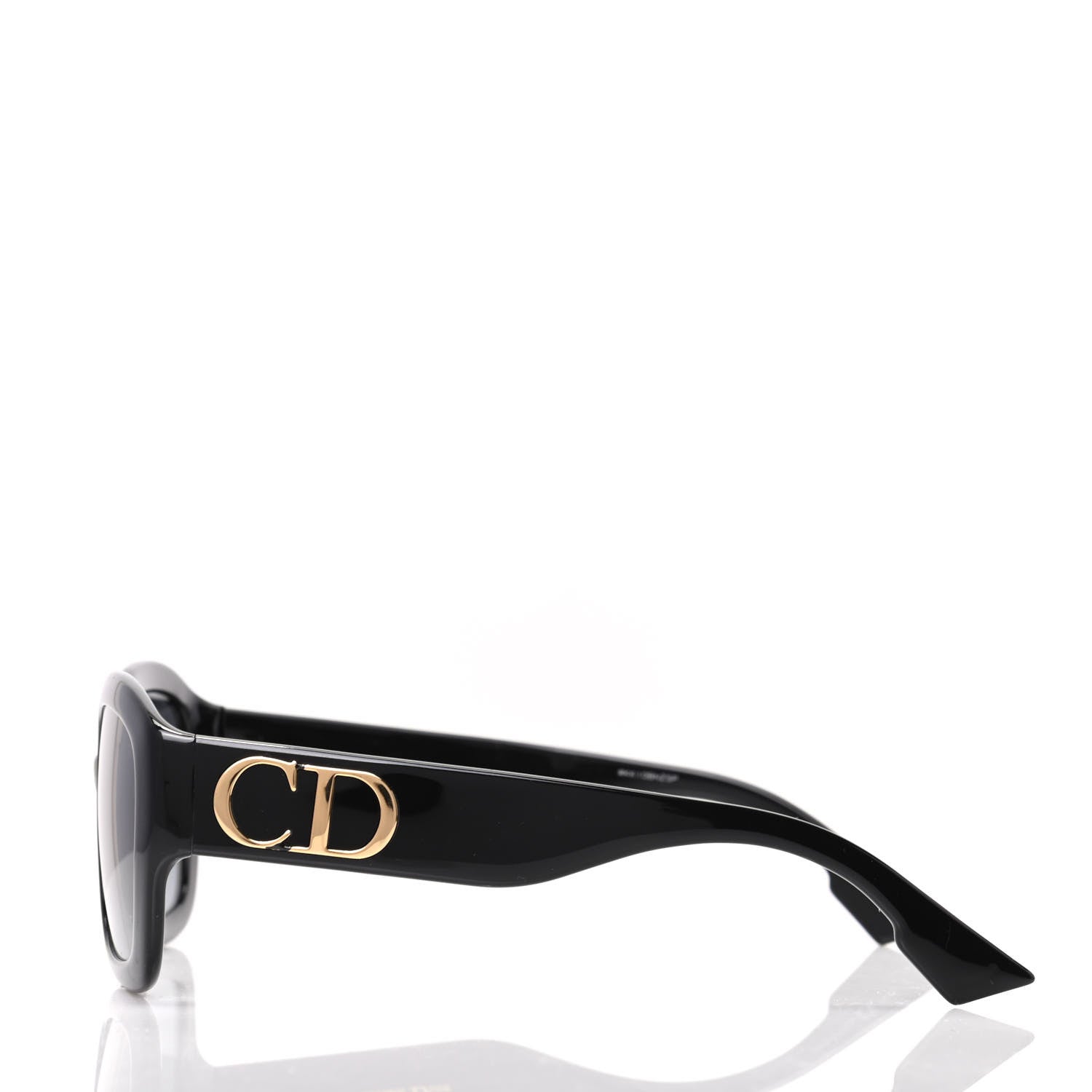 Christian Dior D Dior Square Sunglasses Black 3 of 7