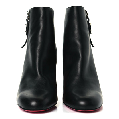 Christian Louboutin Calfskin Ziptotal 85 Ankle Boots 40 Black 3 of 9