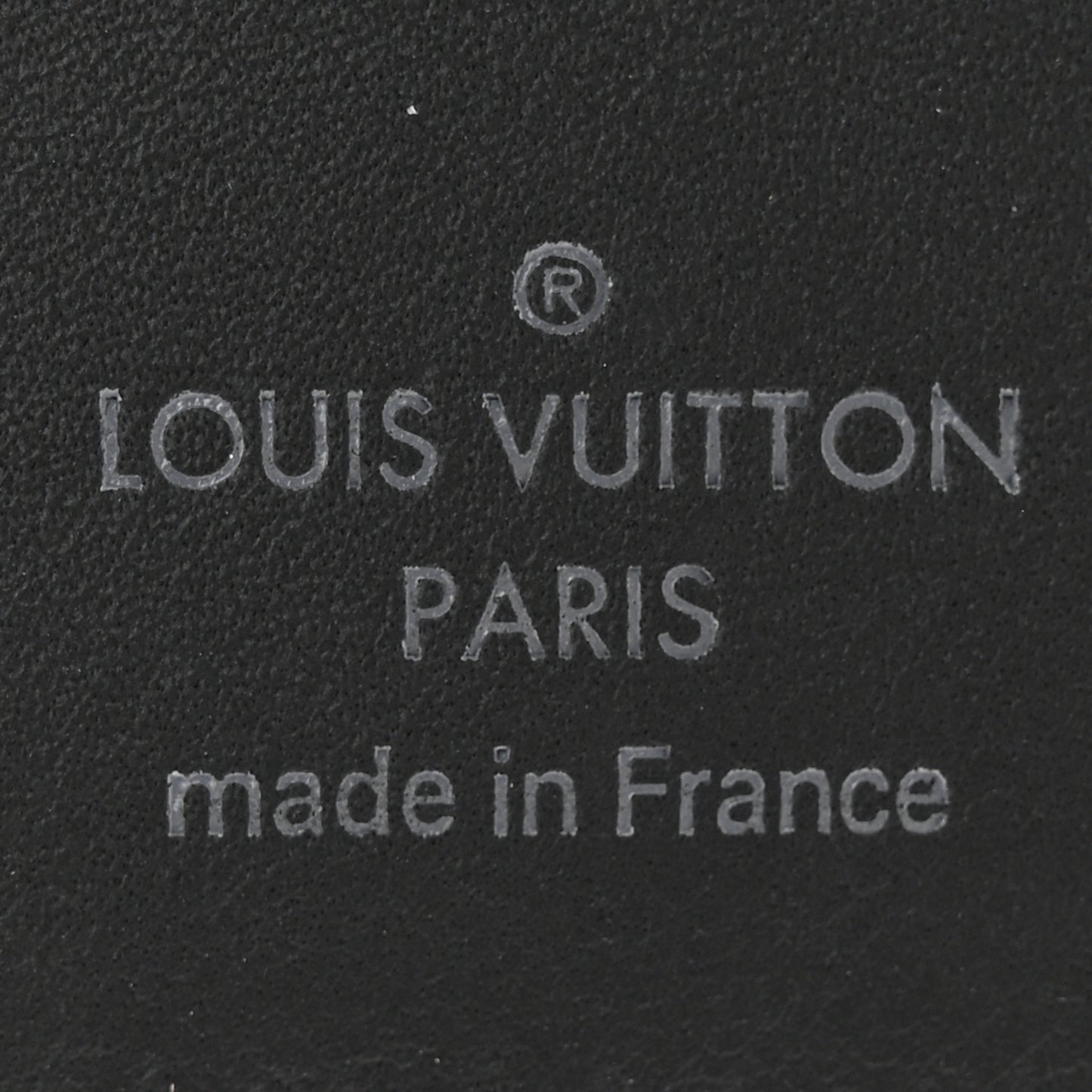 Faded Calfskin Monogram Pocket Organizer Charcoal