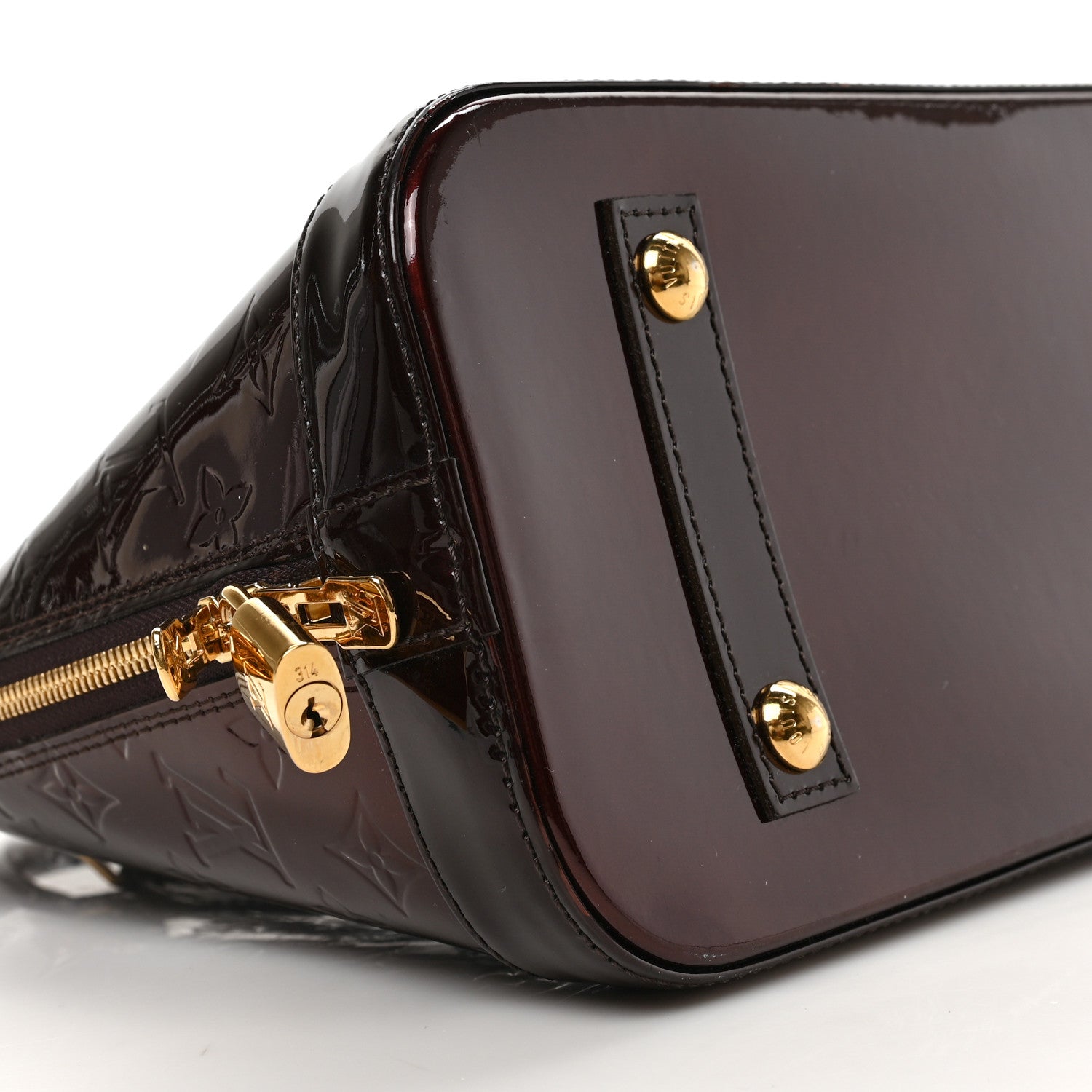 Louis Vuitton Vernis Alma PM Amarante 7 of 8