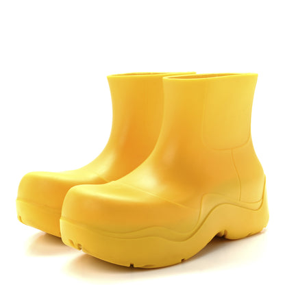 Bottega Veneta Rubber Puddle Ankle Boots 36 Egg Yolk 3 of 7